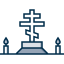 Byzantine cross ícono 64x64