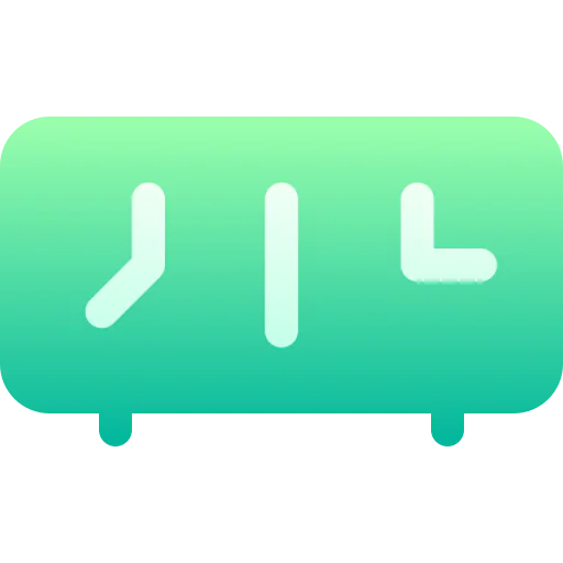 Desk clock icon