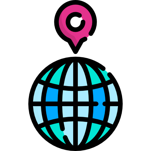 Global distribution ícone