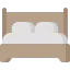 Queen bed icon 64x64