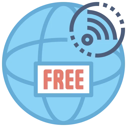 Free wifi icon