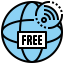 Free wifi icône 64x64