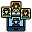Videoconference icon 64x64