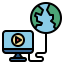 Online education icon 64x64