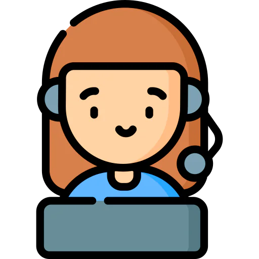 Call center agent icon