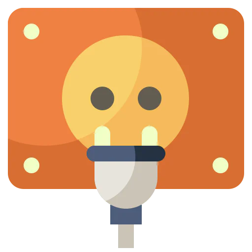 Electric socket icon