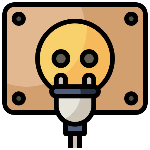 Electric socket icon