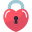 Heart lock Symbol 64x64