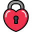 Heart lock icône 64x64