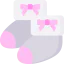 Baby socks icon 64x64