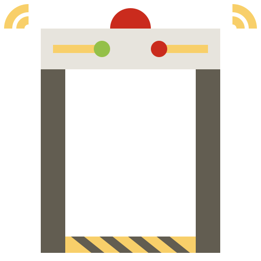 Security gate icon