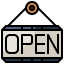 Open sign Symbol 64x64