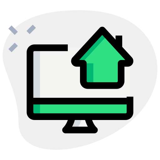 Desktop computer icon