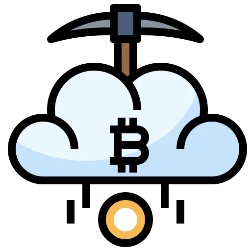Cloud mining 图标