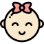 Baby girl icon 64x64