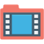 Video folder biểu tượng 64x64
