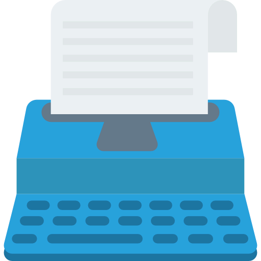 Typewriter icon