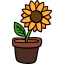 Sunflower ícone 64x64