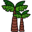 Palm tree 图标 64x64