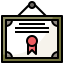 Certificate icon 64x64