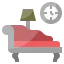Chaise longue icon 64x64
