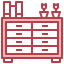Chest of drawers icon 64x64