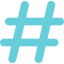 Hashtag icon 64x64