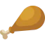 Chicken leg icon 64x64
