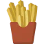 French fries icon 64x64