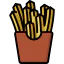 French fries icon 64x64