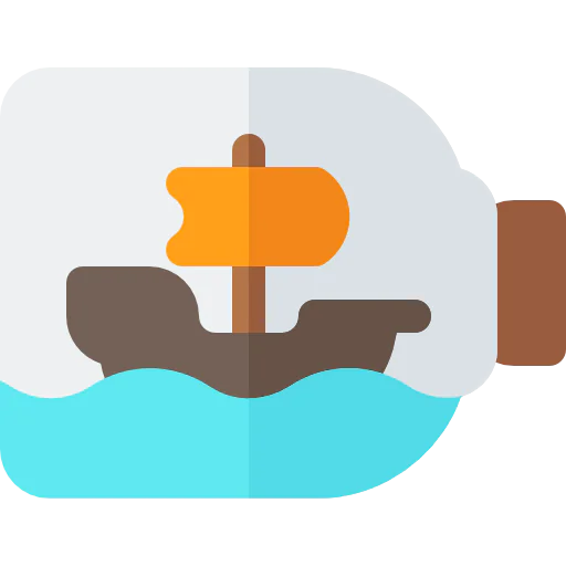 Ship in a bottle icon