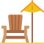 Beach chair icon 64x64