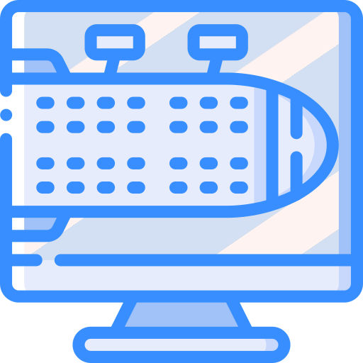 Desktop computer icon