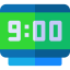 Digital clock icon 64x64