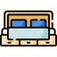 Double bed icon 64x64