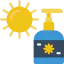 Sun cream icon 64x64