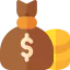Money bag icon 64x64
