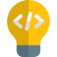 Idea bulb icône 64x64