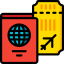 Boarding pass icon 64x64