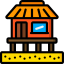 Beach hut icon 64x64