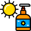 Sun cream icon 64x64