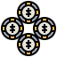 Casino chip icon 64x64