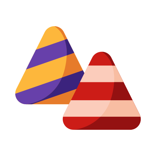 Candy corn icon