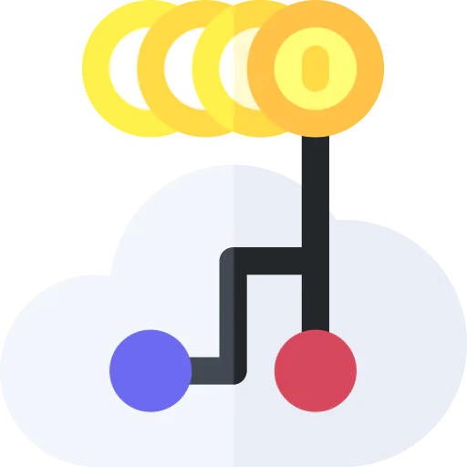 Cloud banking icon