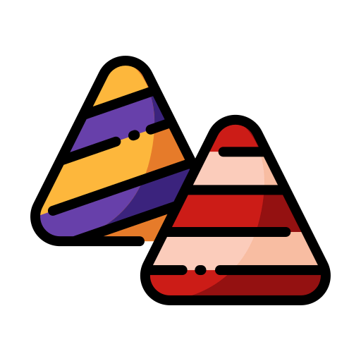 Candy corn icon