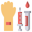 Blood donation icon 64x64