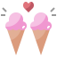 Ice cream icon 64x64