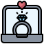 Wedding ring icon 64x64