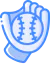 Baseball glove icône 64x64