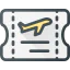 Boarding pass icon 64x64